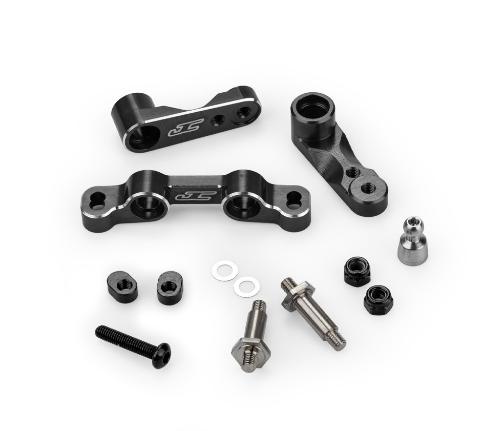 JConcepts B7 B7D Steering Kit Black RC10B7 - 5209-2