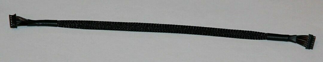 Speedzone 275mm Braided Sensor Cable - Black Wire BL 1/10 1/8 Offroad SCT R/C